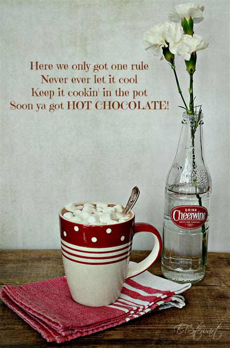 Christmas quotes for candy gifts : Quotes About Hot Chocolate. QuotesGram