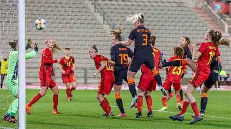 Oranje Leeuwinnen Zijn Met Zesklapper Nog Genadig Voor België Voetbal