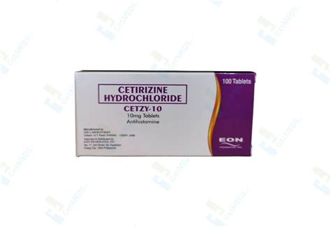 Shop Cetirizine 10mg Cetzy With Great Discounts Getmeds