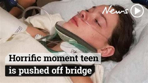girl who pushed her friend off 60ft bridge jailed for only 2 days the courier mail