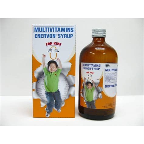 Multivitamins Enervon Syrup For Kids 250ml Shopee Philippines