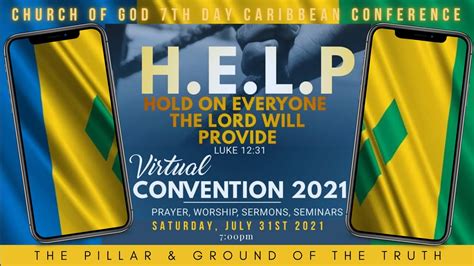 Church Of God 7th Day Virtual Convention Help St Vincent