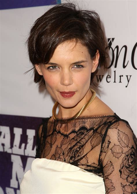 Katie Holmes Couldnt Cope With Short Haircut Huffpost