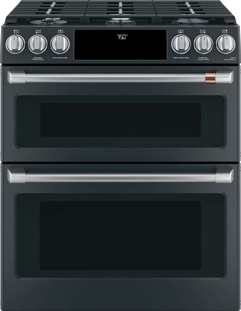 Cgs750p3md1 Ge Cafe 30 Slide In Double Oven Gas Range