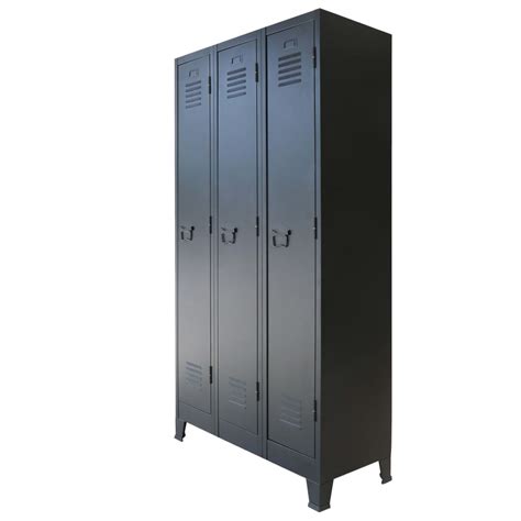 Vidaxl Locker Cabinet Metal Industrial Style Home Office Storage