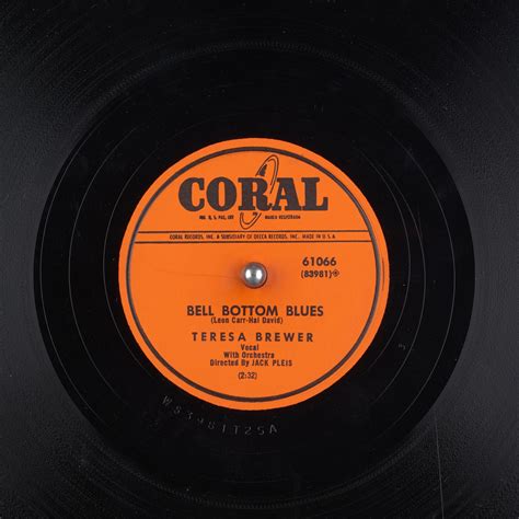 It deals with clapton's unrequited love for pattie boyd, the wife of his friend george harrison, and appears on the 1970 double album layla and other assorted love songs. Bell Bottom Blues : Teresa Brewer : Free Download, Borrow ...