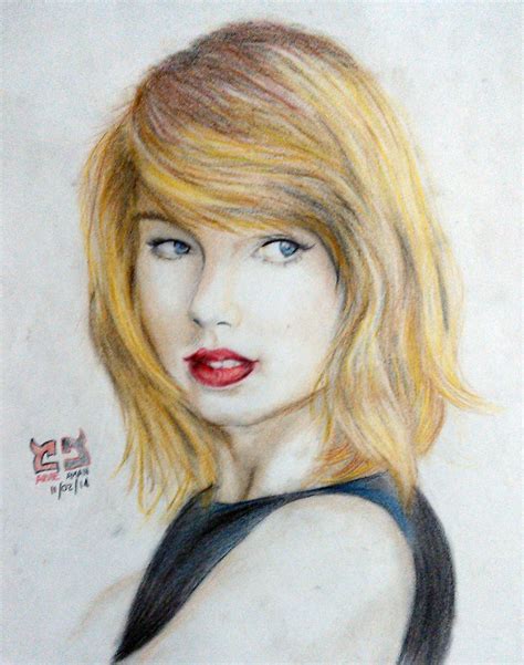 Taylor Swift Colored Pencil Drawing By Weeee99 On Deviantart