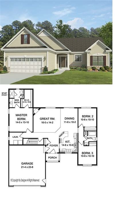 Plan Sq Ft 3 Beds 2 Bath Most Favorite Houses In