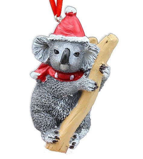 Our colourful christmas baubles and wooden decorations are sure to bring you christmas cheer. Koala & Tree Christmas Decoration | Australian christmas ...