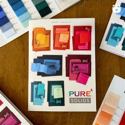 Art Gallery Pure Solids Color Card Sku Pecc Stash Fabrics