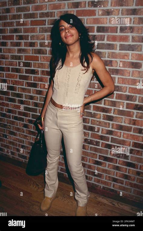 Aaliyah Attends Record Release Party For Joe My Name Is Joe At Exit