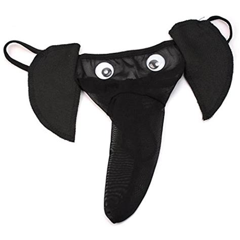 Creamlin Hommes Sexy Elephant Underwear Pouch Briefs Thongs Funny G String Lover T Bazar
