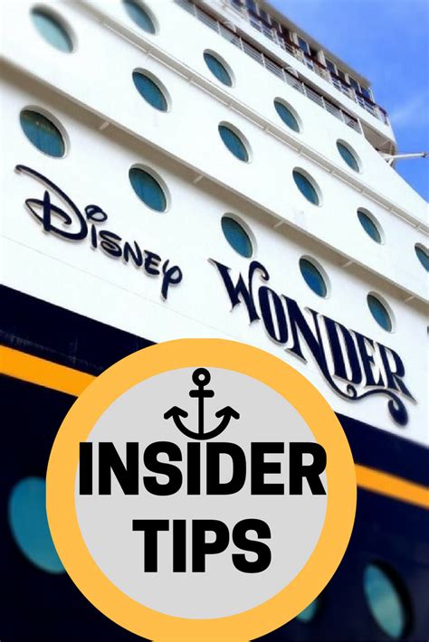 Insider Tips For The Disney Wonder Best Cruise Cruise Tips Cruise