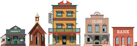 Wild West Town Illustrations Royalty Free Vector Graphics And Clip Art