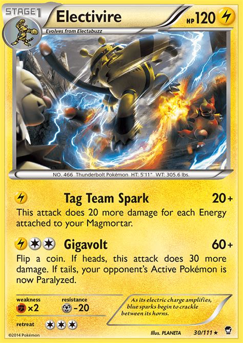 Shop a huge selection of pokemon single cards at low prices. Electivire 30/111 XY Furious Fists Rare Pokemon Card NEAR ...