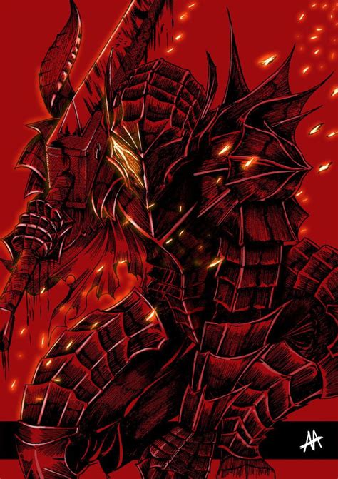 art inferno, by anato finnstark (berserk). Gatsu -fanart- by antoasimov | Berserk, Concept art ...