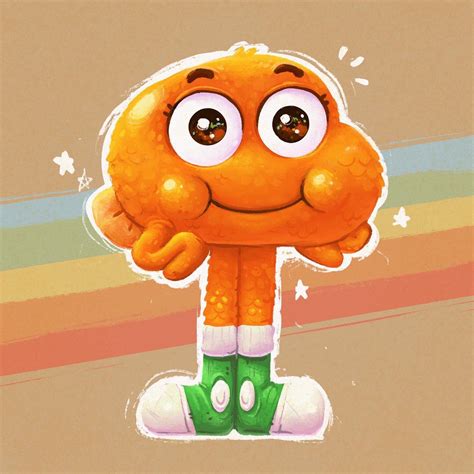 Darwin Fanart By Me 💚🧡 Gumball