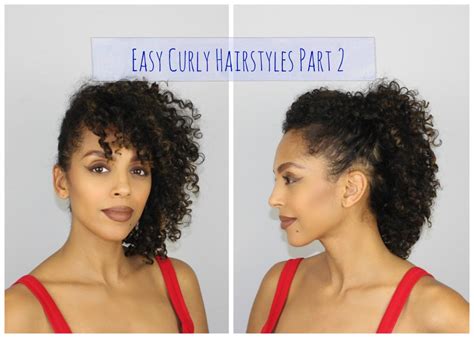 Brushed curls hairstyle is one of the simplest and easy to attain hairstyles on this list. Easy Curly Hair Styles (Part 2) - Melting Pot Beauty