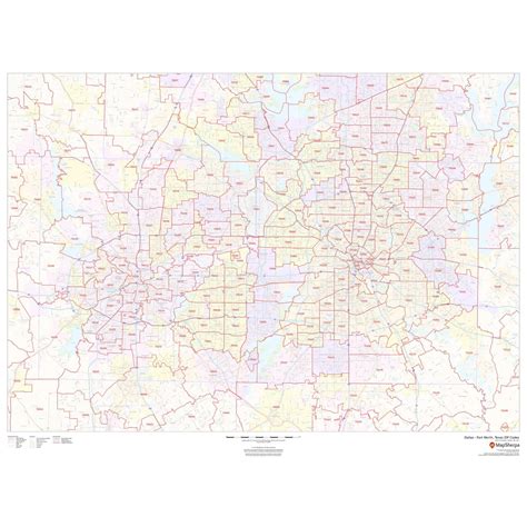 Zip Code Map Dallas Fort Worth Area Floria Anastassia
