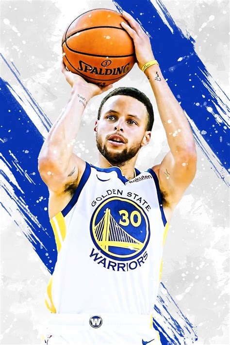 Steph Curry Golden State Warriors Poster Print Sports Art Etsy