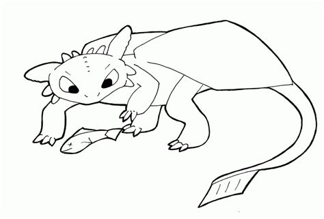 Toothless dragon coloring page free printable coloring pages. Baby Toothless Dragon Coloring Pages - Coloring Home