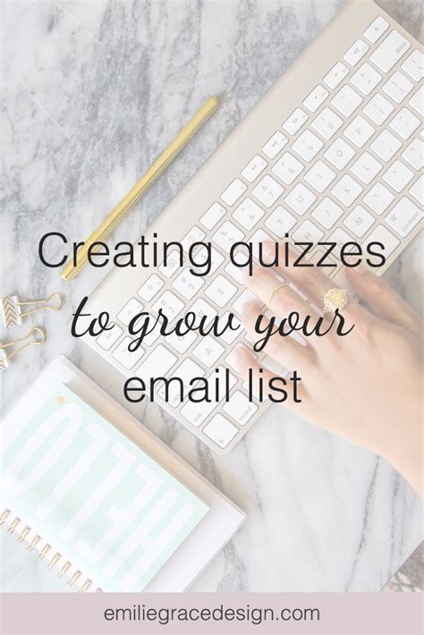 Creating Quizzes To Grow Your Email List