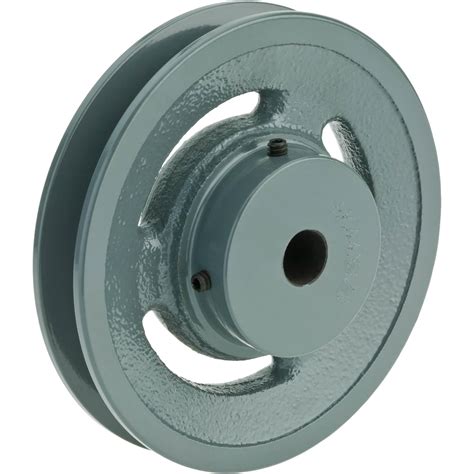 Single V Groove Pulley 4 Pitch Dia 12 Bore Grizzly Industrial