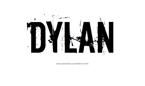 Dylan Name Tattoo Designs Name Tattoo Designs Names Name Tattoos