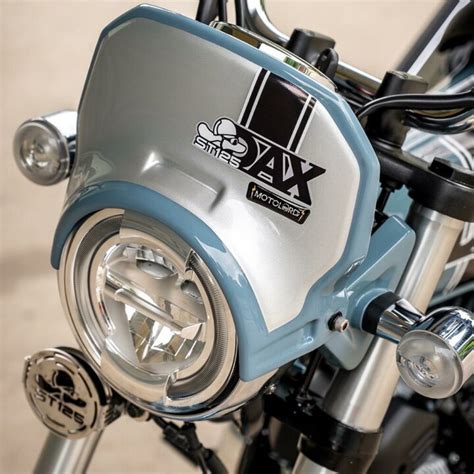 Smartsmokersホンダ Dax125 St125用メーターバイザシールド モトロード Honda Dax 125 メーター用風防