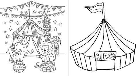 Arquivos Desenho De Circo Para Colorir Artesanato Total