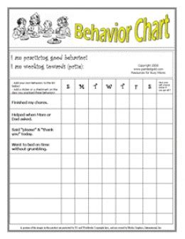 Teachers will explain behavior card/number/etc. Behavior Modification in Children