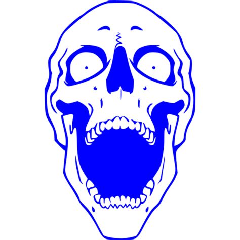 Blue Skull 65 Icon Free Blue Skull Icons