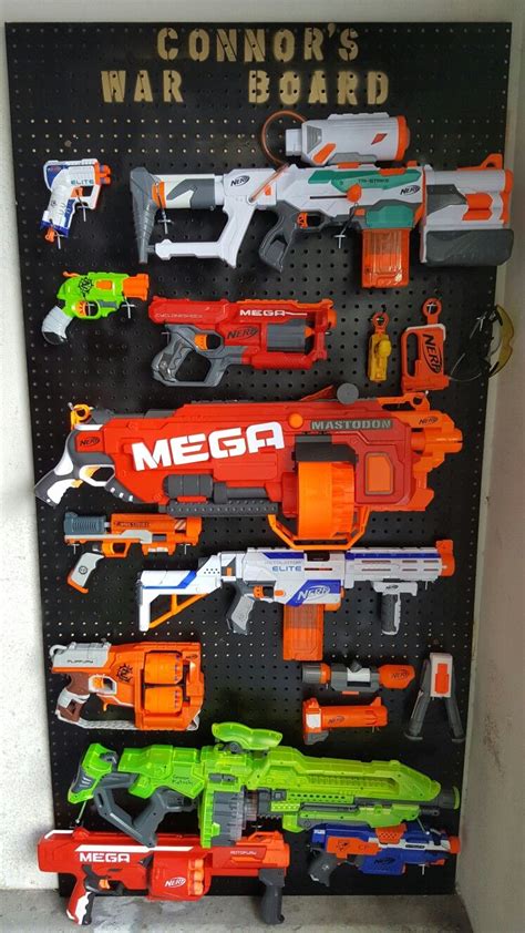 Shoe racks as toy storage #nerf #gun #storage #shoe #rack i'm a little embarrassed to show you these pictures. Pin on Nerf gun storage