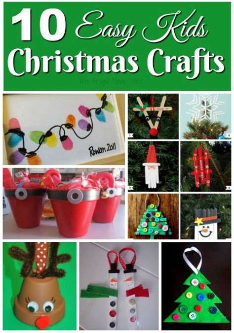 15 Easy Kids Christmas Crafts Christmas Crafts For Kids Kids