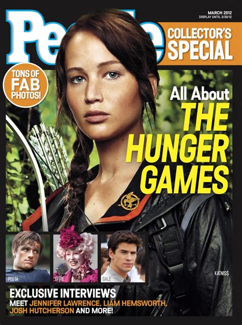 The Hunger Games France Couverture Du Magazine People Spécial Hunger Games