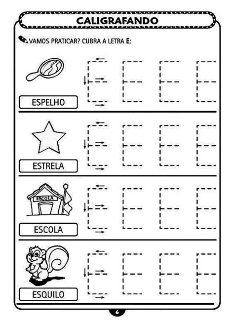 Atividades Caligrafia Caderno Caligrafia