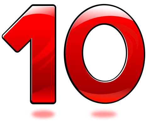 10 Number Png Free Image Png All Png All