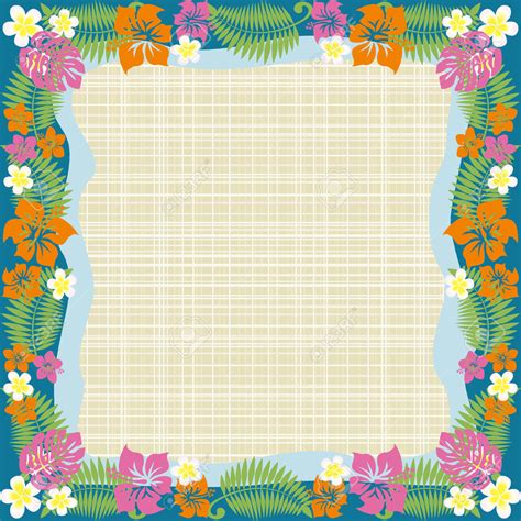 Add a Touch of Paradise to Your Designs with Hawaiian Background Clipart
