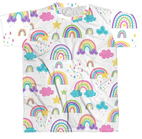 Camiseta Infantil Arco Iris Elo7 Produtos Especiais