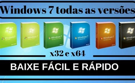 Baixar Iso Do Windows 7 Todas As Versoes Em Portugues Br 32 64 Bits