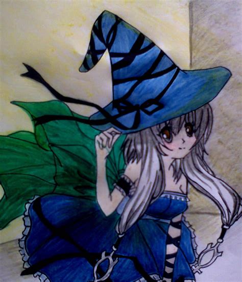 Cute Anime Witch By Madhurupa On Deviantart