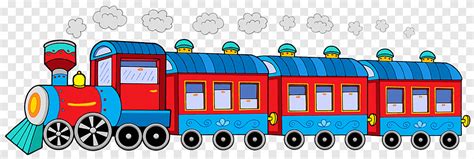 Ilustración Del Tren Rojo Tren De Pasajeros De Transporte Ferroviario