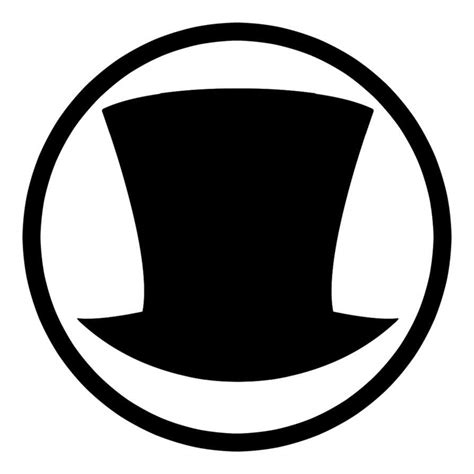 Black Hat Organization Logo Villainous Amino