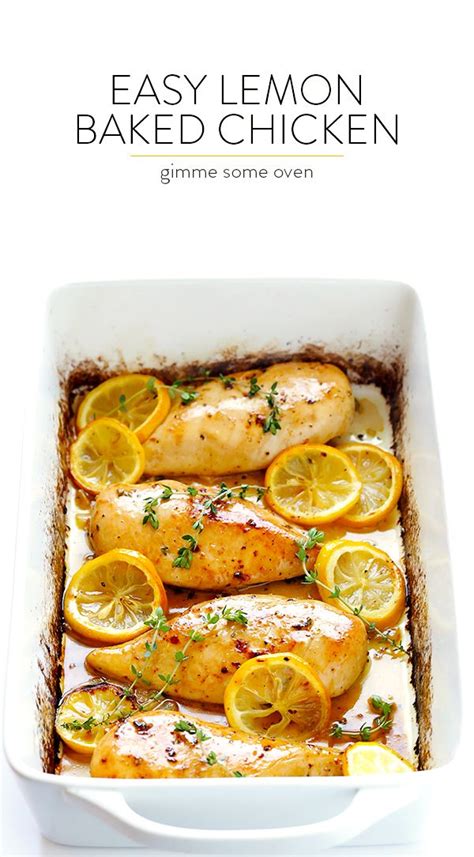 Made with homemade marinara sauce and melted. Baked Lemon Chicken | Recipe | To consume | Baked chicken ...