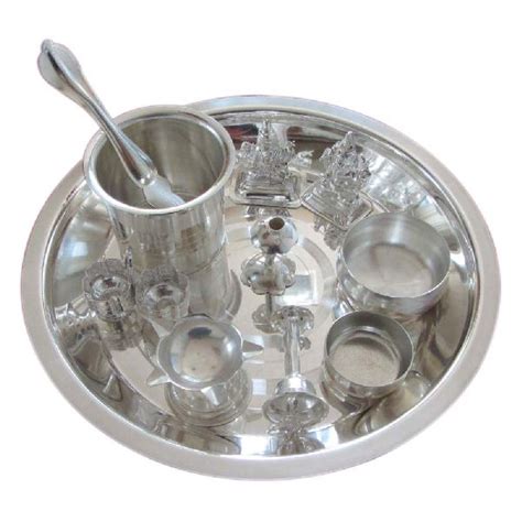 Silver Pooja Articles Shape Round At Best Price Inr 1800 Piece In