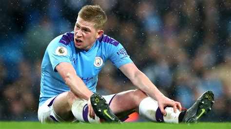 The belgian midfielder was substituted in the first half of city's victory after after going down unchallenged, and was replaced by riyad mahrez. De Bruyne calms injury concerns after dictating Man City's ...