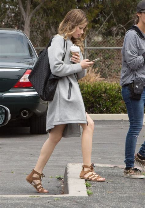 Halston Sage On The Set Of ‘you Get Me In Los Angeles 05102016