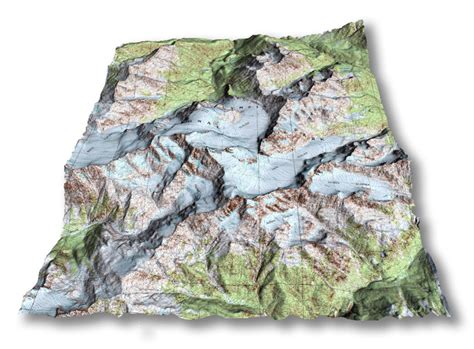 Map Illustrations High Quality Customised Maps 3d Digital Terrains