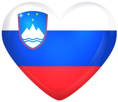 Maybe you would like to learn more about one of these? Slovenia Large Heart Flag | Gallery Yopriceville - High ...
