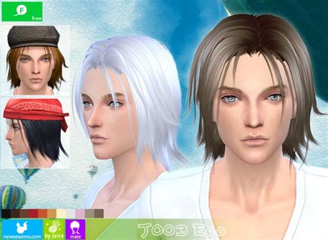 J003 Ego Hair For Males Free At Newsea Sims 4 Sims 4 Updates
